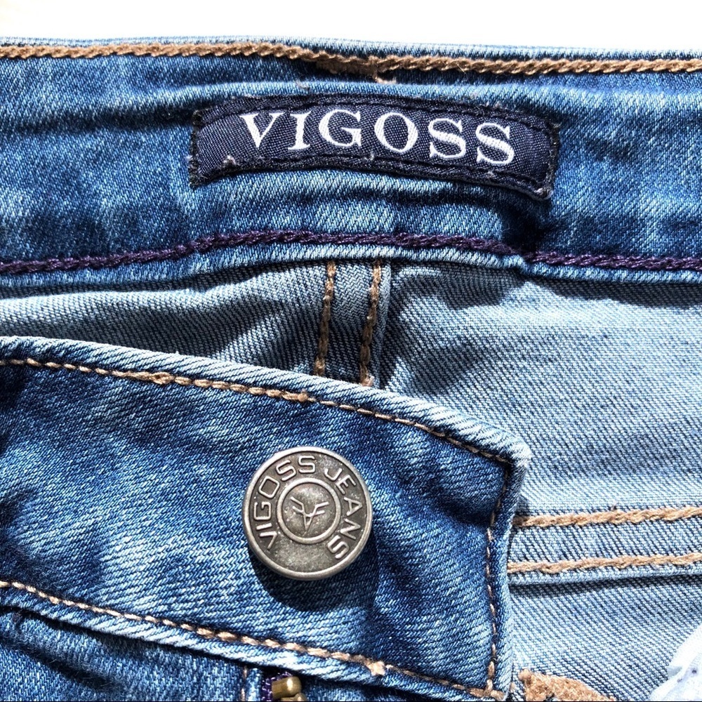Vigoss Jagger Skinny Distressed Ripped Jeans - Picture 11 of 12
